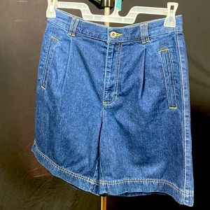 Liz Claiborne Vintage-Vibe High Waist Jean Shorts